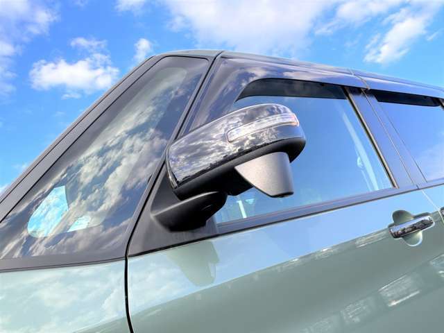 「ウインカーミラー」　見た目だけでなく、対向車からの視認性向上につながって安全度もアップ☆
