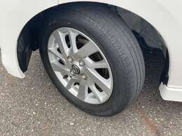 155/65R14＆アルミロードホイール。