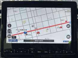 【純正ナビ】専用設計で車内の雰囲気にマッチ！ナビ利用時のマップ表示は見やすく、いつものドライブがグッと楽しくなります！