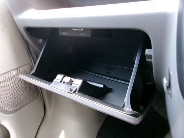 車検証ブックや小物などが収納できるスペースがあります。