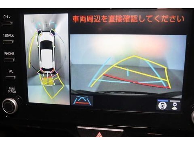 『全周囲モニター』　車両周辺の映像も表示するので、より安心です！