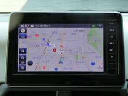 日産純正メモリーナビ（MM223DーLe）です。もちろん操作性もバッチリ！さぁ目的地を入力していろんな場所に遊びに行こう！！