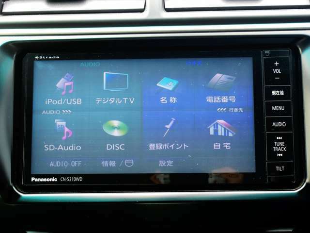 フルセグTV＆Bluetooth＆CD/DVD＆SD