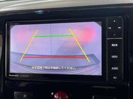 【バックカメラ】駐車時に後方がリアルタイム映像で確認できます。大型商業施設や立体駐車場での駐車時や、夜間のバック時に大活躍！運転スキルに関わらず、今や必須となった装備のひとつです！