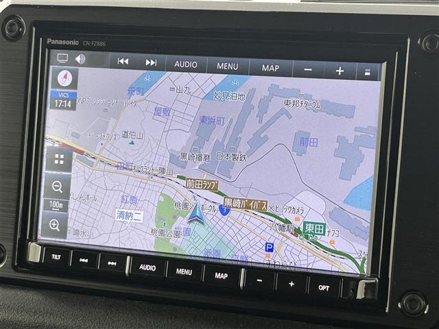 【純正ナビ】専用設計で車内の雰囲気にマッチしたナビが装備されています！利用時のマップ表示は見やすく、いつものドライブがグッと楽しくなります！