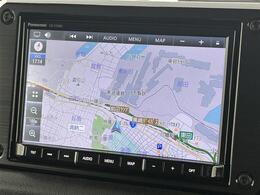 【純正ナビ】専用設計で車内の雰囲気にマッチしたナビが装備されています！利用時のマップ表示は見やすく、いつものドライブがグッと楽しくなります！