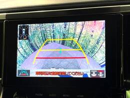 【バックカメラ】駐車時に後方がリアルタイム映像で確認できます。大型商業施設や立体駐車場での駐車時や、夜間のバック時に大活躍！運転スキルに関わらず、今や必須となった装備のひとつです！