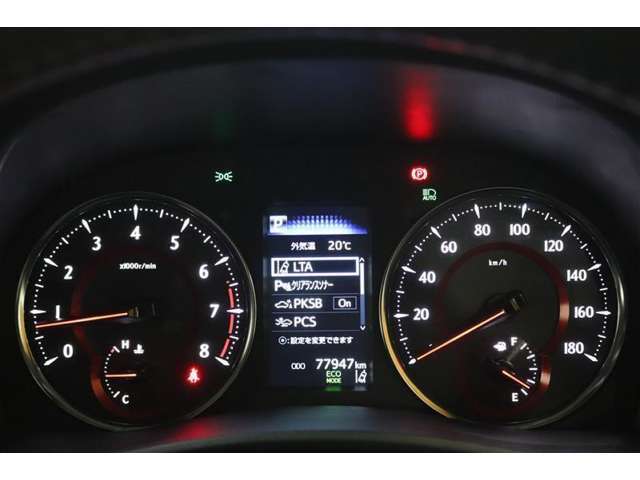 マルチインフォメーションディスプレイ付きのメーターです！エコ運転へ導く多彩な情報を表示してくれます。
