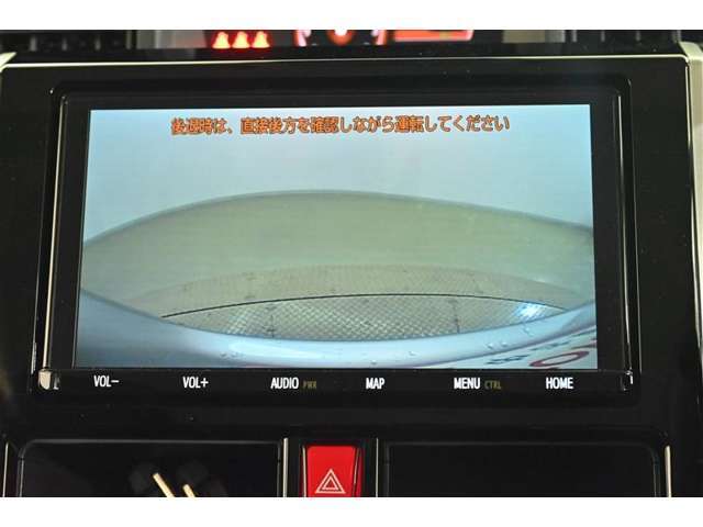 バックガイドモニターで、後方を確認しながら安心して駐車することができます。運転初心者も熟練者も必須の機能ですよ！