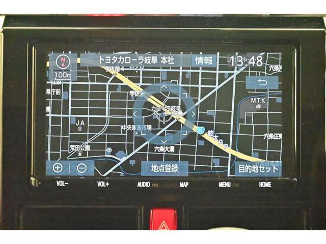 フルセグTVが見れるメモリーナビです。