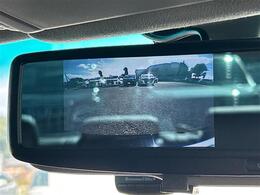 【バックミラー】大きくて見やすいので、後方を見るときも安心です！