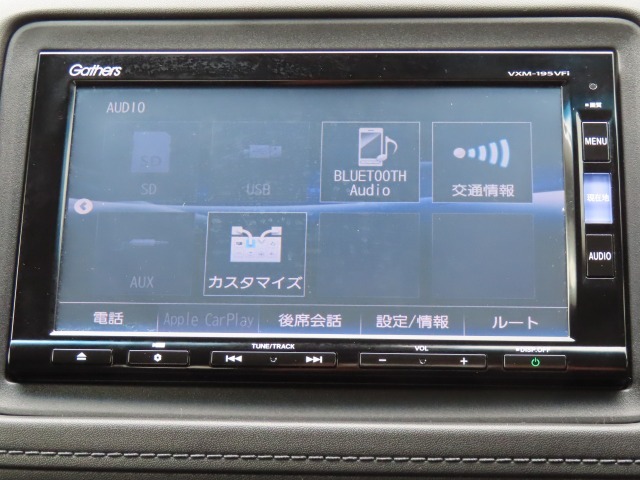 【 ホンダ純正ギャザズ・VXM-195VFi 】Bluetooth接続に対応しています。その他、TVやAM/FMラジオの視聴・CDやDVD再生・USB接続などに対応しています。