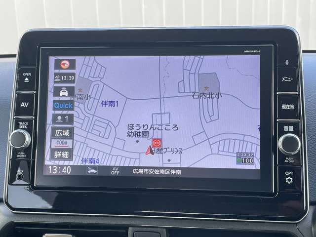 純正ナビ装備で知らない土地へのお出かけも安心☆地デジTVやDVDも大画面でお楽しみいただけます♪