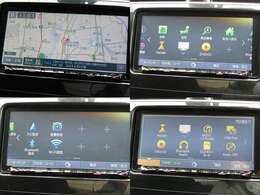 純正メモリーナビ・フルセグ・CD・DVD・ミュージックプレイヤーの接続が可能です。