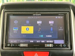 【ナビゲーション】目的地までしっかり案内してくれる使いやすいナビ。Bluetooth接続すればお持ちのスマホやMP3プレイヤーの音楽を再生可能！毎日の運転がさらに楽しくなります！！