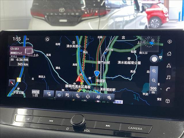 【純正12.3インチナビ】一体感のあるナビは、高級感ある車内を演出してくれます。Bluetooth再生などオーディオ機能も充実しておりますので、運転もより楽しめます♪