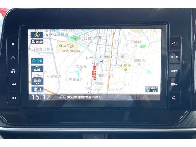 日産オリジナルナビゲーションです。9インチのディスプレイを採用。ナビの基本操作はもちろん、後席のエンタメ機能や先進機能などを気軽に使えます。す。