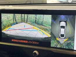 【パノラミックビューモニター】専用のカメラにより、上から見下ろしたような視点で360度クルマの周囲を確認することができます☆死角部分も確認しやすく、狭い場所での切り返しや駐車もスムーズに行えます。