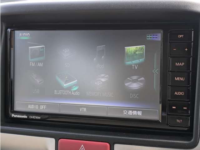 純正ナビ/型式【CN-RZ65W】/フルセグTV/Bluetooth/SD/DVD/CD/バックモニター