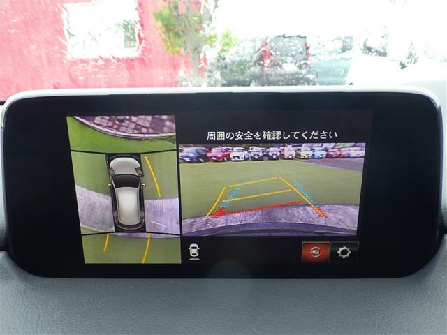 【360° ビュー・モニター】上空から見下ろしたような映像をナビ画面に映し出し周囲の状況を確認しながらの走行、駐車が可能となっております！