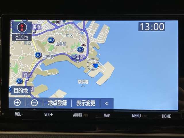 Bluetooth接続可能なナビゲーションになります。ハンズフリーも搭載されています。