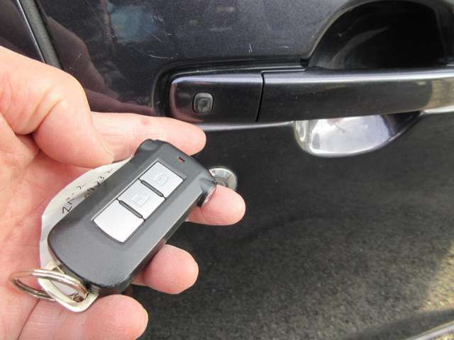 この小さいボタンでドアーロックONN,OFF