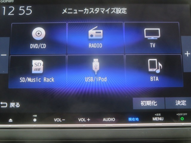 ☆ナビゲーション機能だけでなく、CD＆DVD＆SDカードプレーヤーやCD録音再生機能、Bluetoothオーディオetc，オーディオメニューも多彩です☆