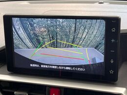 【バックカメラ】駐車時に後方がリアルタイム映像で確認できます。大型商業施設や立体駐車場での駐車時や、夜間のバック時に大活躍！運転スキルに関わらず、今や必須となった装備のひとつです！