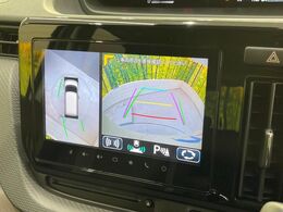 【全方位モニター用カメラ】専用のカメラにより、上から見下ろしたような視点で360度クルマの周囲を確認することができます☆死角部分も確認しやすく、狭い場所での切り返しや駐車もスムーズに行えます。