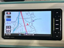 【ナビゲーション】目的地までしっかり案内してくれる使いやすいナビ。Bluetooth接続すればお持ちのスマホやMP3プレイヤーの音楽を再生可能！毎日の運転がさらに楽しくなります！！