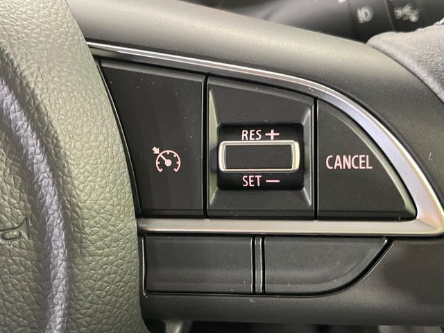【クルーズコントロール】高速道路もラクラク走行。アクセルを離しても一定速度で走行ができ、長距離運転時の負担を軽減！加速・減速も簡単なスイッチ操作で調整できます。