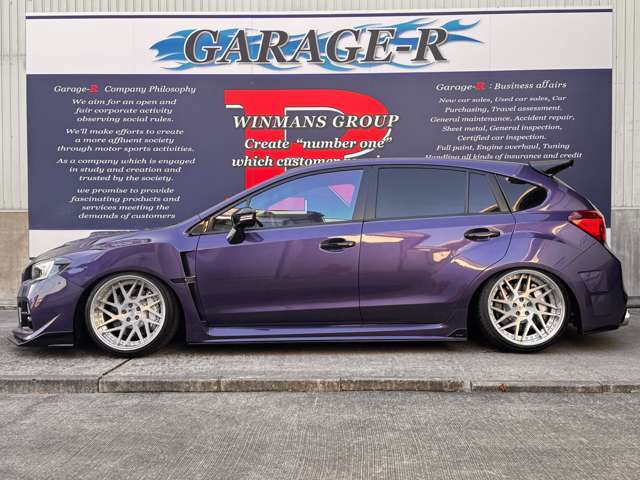 VAB顔面移植 Varisワイドフェンダー ワイドボディ 車高調 ZSSフルアーム エアクリ エキマニ スポ触媒 マフラー LEONHARDIRITT Zenith Geist 前後大型キャリパー ナビ TV Bluetooth ETC ワンオーナー 屋内保管