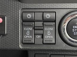 【両側パワースライドドア】小さなお子様でもボタンやドアノブの操作一つで、楽々スライドドアの開閉が出来ます。