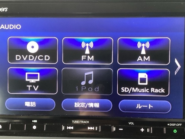 ナビ機能だけではありません、オーディオ機能も充実しています。