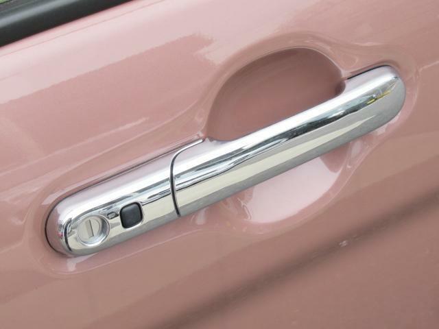 運転席のドアはスマートキーを身につけていれば、指先ひとつで開錠できる【リクエストスイッチ】！
