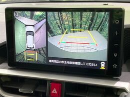 【パノラミックビューモニター】専用のカメラにより、上から見下ろしたような視点で360度クルマの周囲を確認することができます☆死角部分も確認しやすく、狭い場所での切り返しや駐車もスムーズに行えます。
