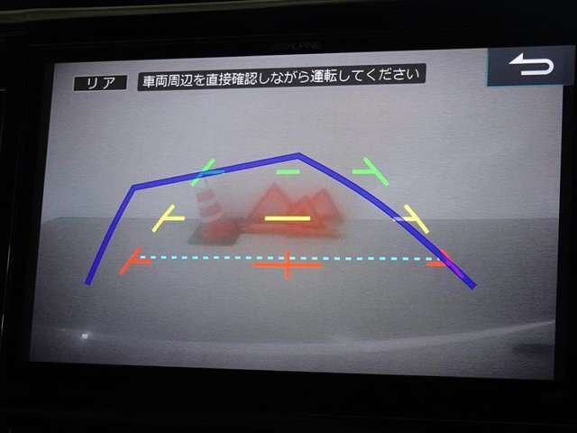 バックガイドモニターを装備してます、車庫入れもラクラクです。