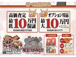 ☆2025年1月1日より、初売りスタート♪下取り最低10万円保証（軽5万円）orオプション用品最大10万円（軽5万円）の選べるご成約特典！1月13日までの限定特典です☆