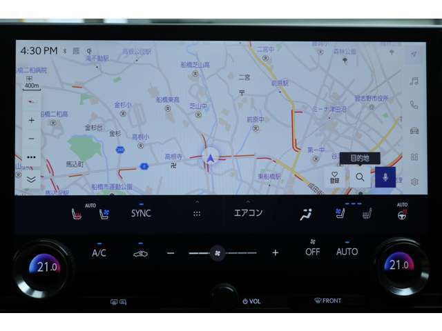 メーカー純正ナビ】メーカーナビを装備。視認性や操作性なども優れています。