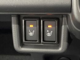 【シートヒーター】寒い日に重宝するシートヒーター！エアコンより早く温まってくれるので寒がりの人も安心ですね♪エアコンの温風は乾燥するから苦手、という方にもをおすすめです。
