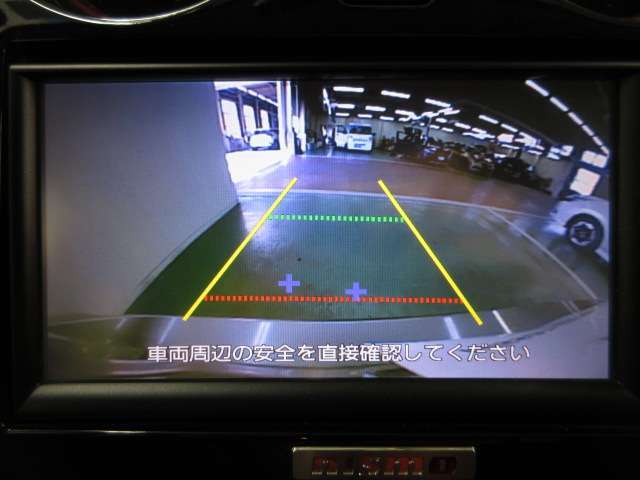 安全確認とスムーズな駐車をサポート！車庫入れが苦手な方でもこれで安心です。