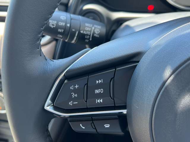 ◆チルト＆テレスコピックステアリング◆ドライバーのさまざまな体格に応じて適切な運転姿勢を取りやすいよう、ハンドルの前後位置と高さを調整できます◆