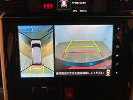 パノラマモニター付きです。バックの時後方や車両回りが確認が出来安心です。