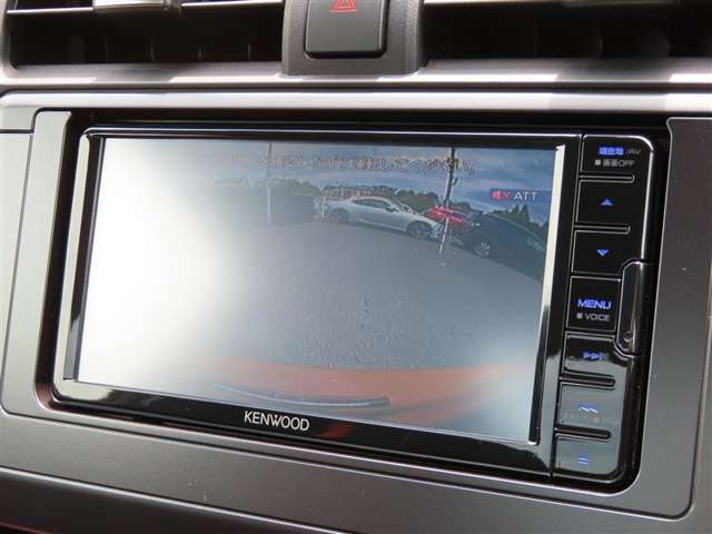 車庫入れもお任せのバックカメラ付き！
