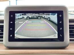 バックアイカメラ搭載です！車の後方映像で、見えにくいエリアの周辺確認をサポートしてくれます！