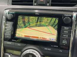 【バックカメラ】駐車時に後方がリアルタイム映像で確認できます。大型商業施設や立体駐車場での駐車時や、夜間のバック時に大活躍！運転スキルに関わらず、今や必須となった装備のひとつです！