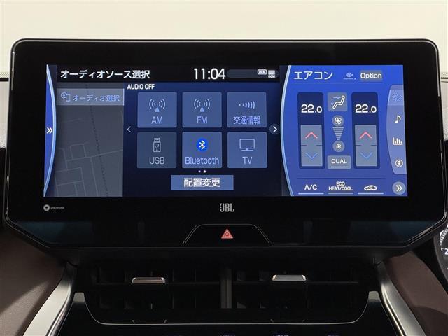 【12.3型ナビ】ナビゲーションや多彩なオーディオ機能を搭載した12.3インチのワイドディスプレイ。Apple CarPlayやAndroidAutoにも対応します。