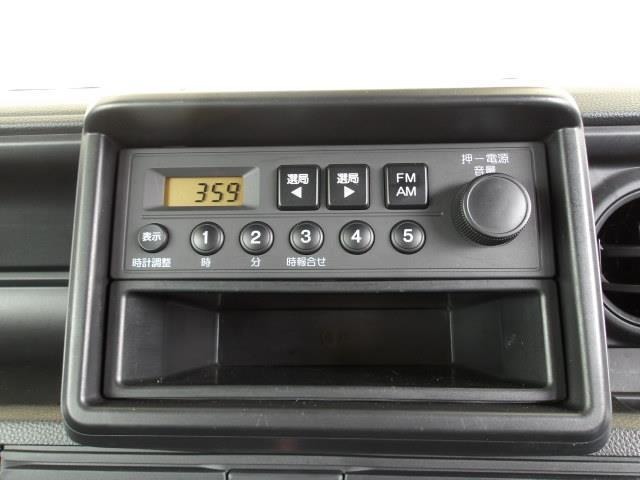 メーカー装着AM/FMラジオチューナー付き！