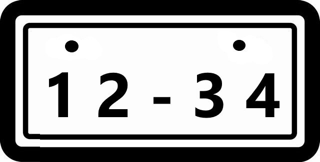 お客様のナンバープレートをお好きな数字に♪（※一部抽選の場合有り、選べるのは数字4ケタのみです）