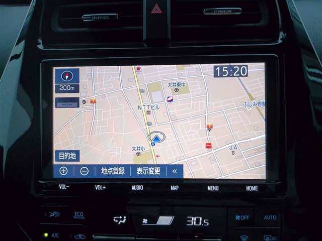 お出かけ先での、コンビニやスタンドの検索も容易にでき便利です